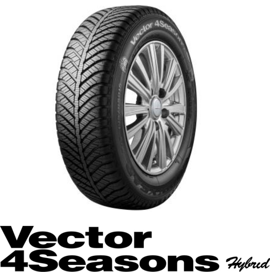 蔵 オールシーズンタイヤ グッドイヤー 165 60R15 77H ベクター 4シーズンズ ハイブリッド Vector 4Seasons Hybrid  新品 4本セット